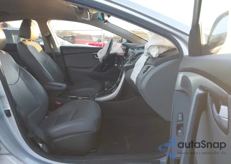 2014 Hyundai Elantra Limited z USA, uszkodzony, nr VIN 5NPDH4AEXEH483616